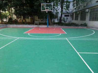 硅PU籃球場