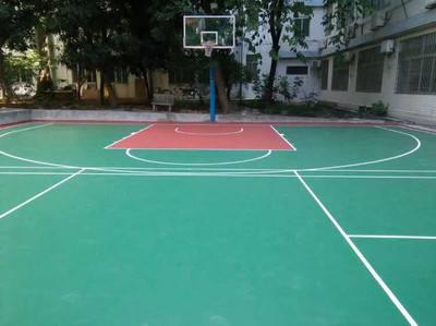 硅PU籃球場