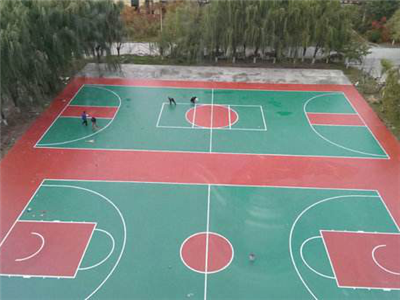 硅PU籃球場