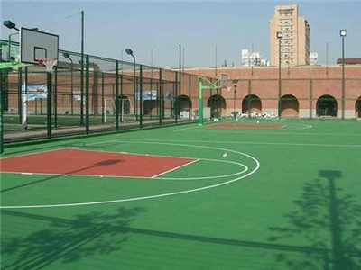 硅PU籃球場